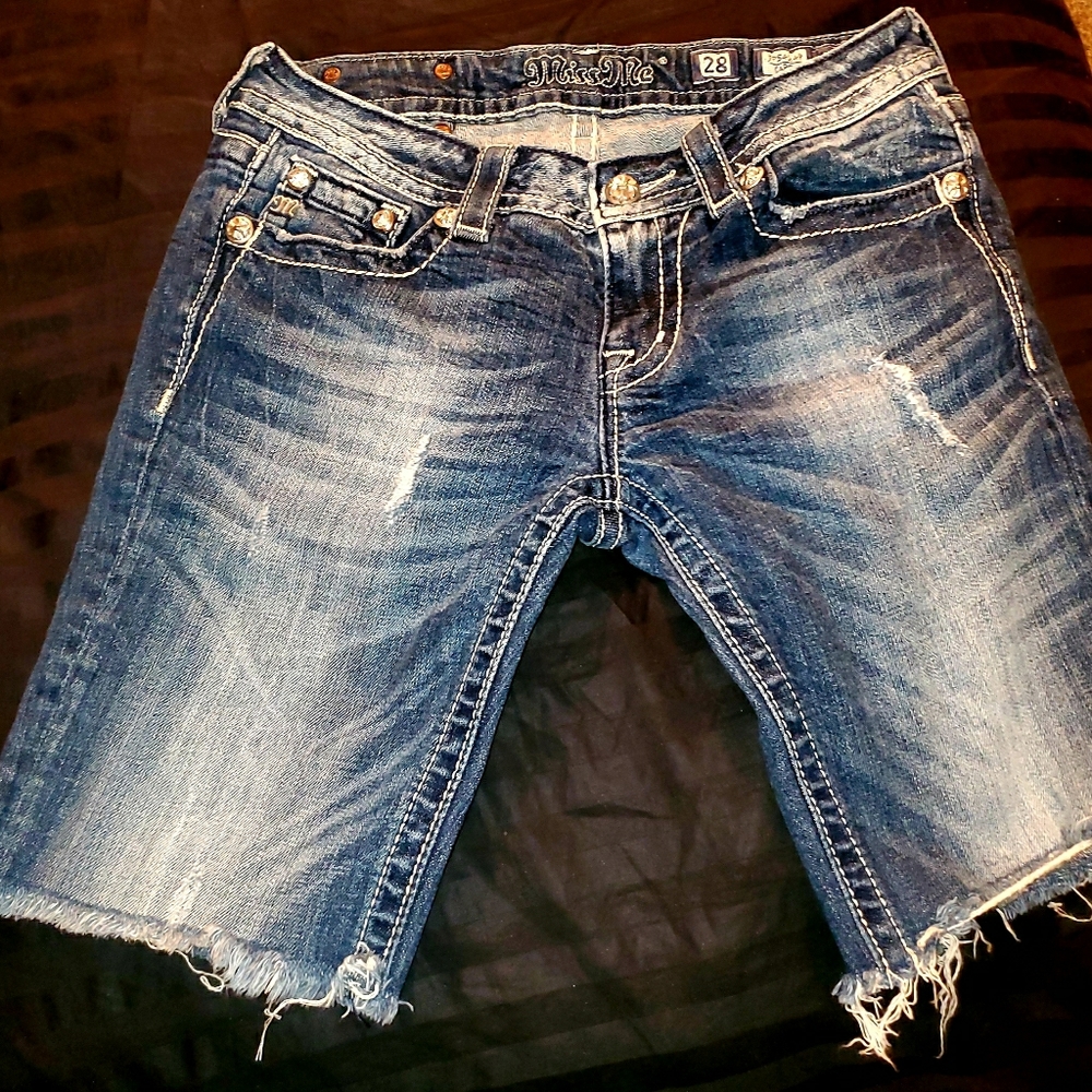 Miss Me Blue jean shorts
